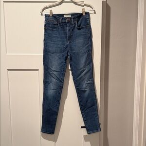Madewell Dark Blue Skinny Jeans